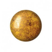 Les perles par Puca® Cabochon 18mm Opaque jonquil bronze 83120/15496